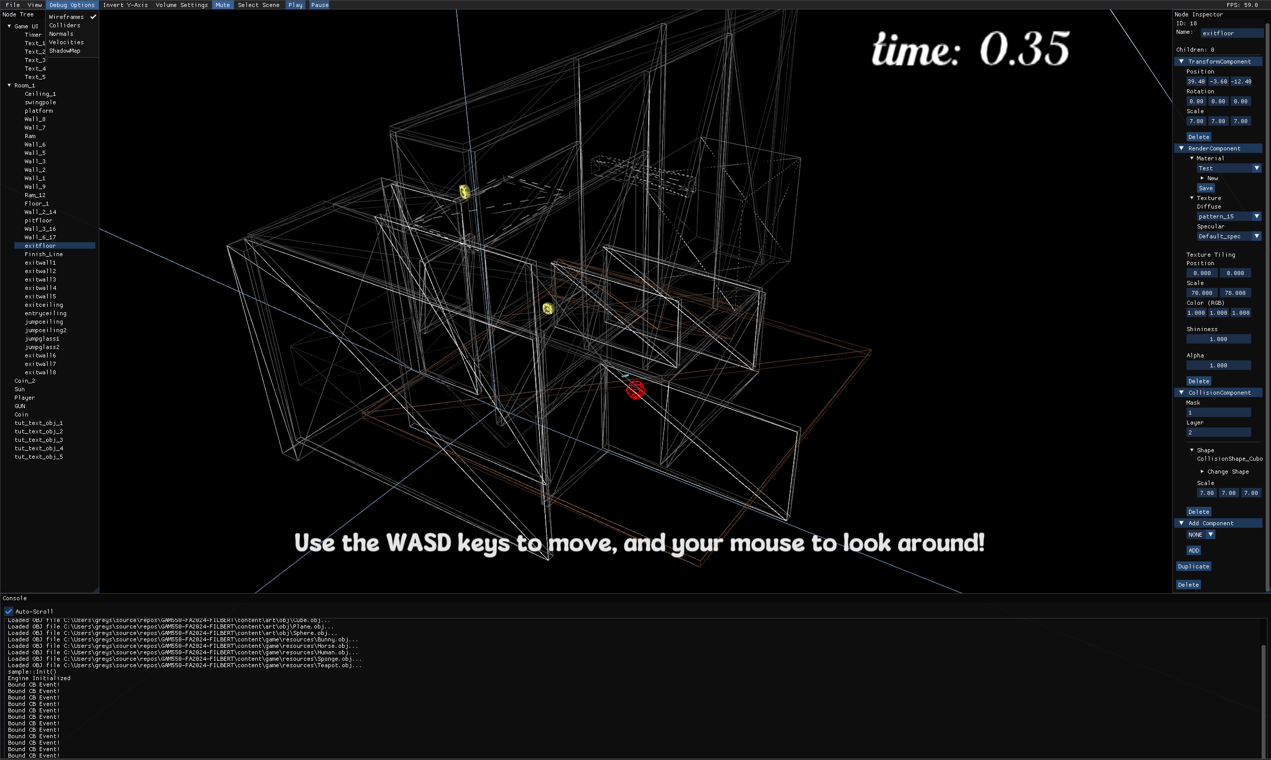 GWI editor wireframe