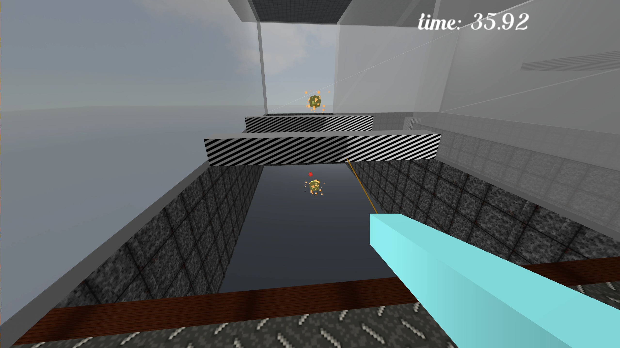 A screenshot of my level from Grappling With Ideas.